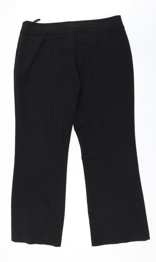 BM Collection Womens Black   Trousers  Size 18 L30.5 in