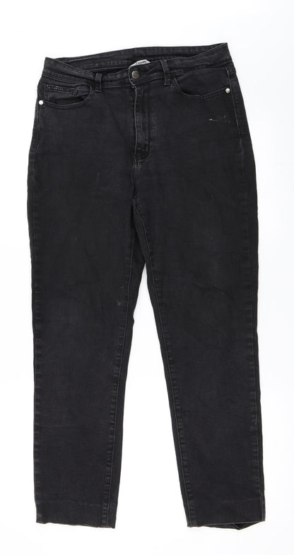 zavanna Womens Black   Straight Jeans Size 42 L27 in