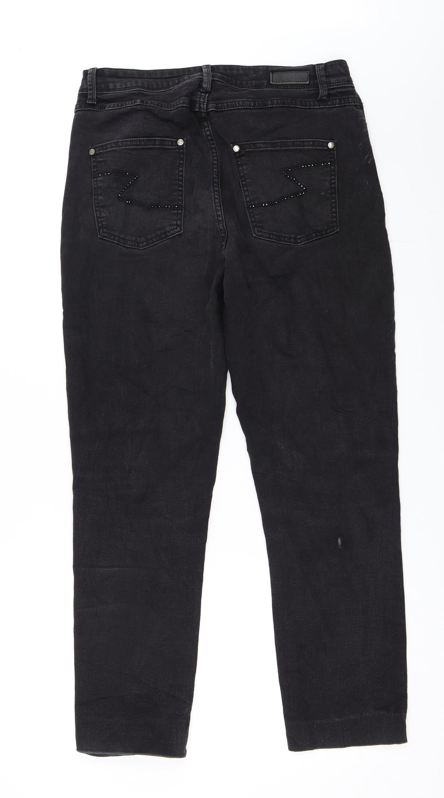 zavanna Womens Black   Straight Jeans Size 42 L27 in