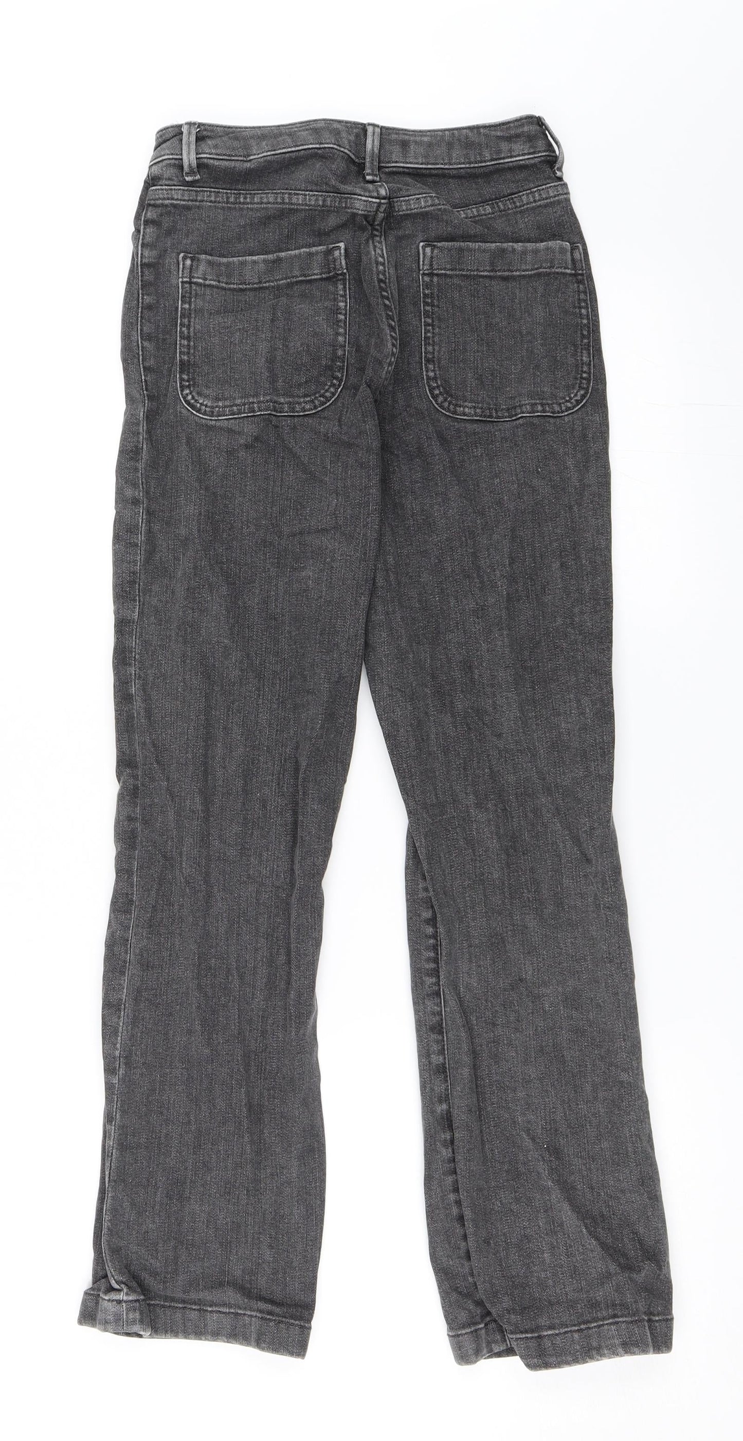 Womens UK Size 8 Marks and Spencer Regular Fit Straight Grey Jeans