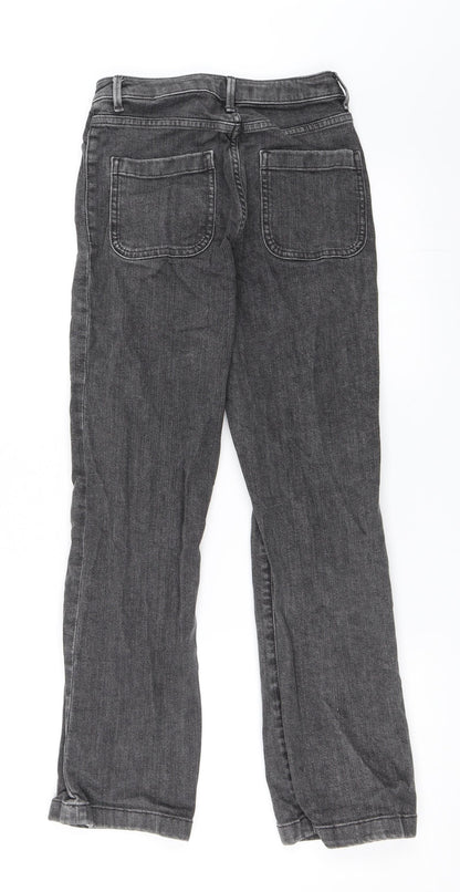 Womens UK Size 8 Marks and Spencer Regular Fit Straight Grey Jeans