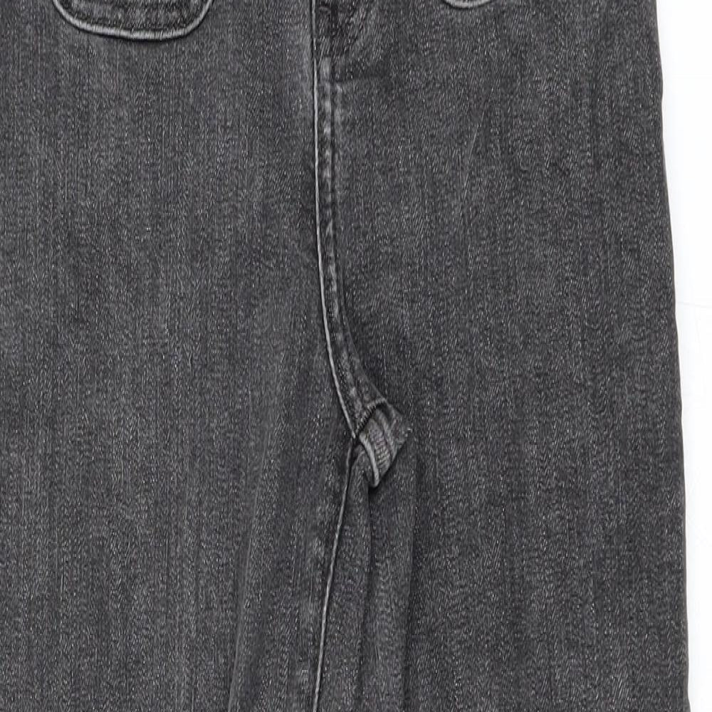 Womens UK Size 8 Marks and Spencer Regular Fit Straight Grey Jeans