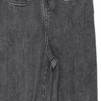 Womens UK Size 8 Marks and Spencer Regular Fit Straight Grey Jeans