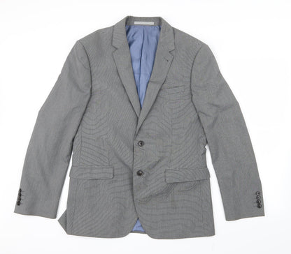 Mens UK Size 36 Burton Regular Grey Suit Jacket