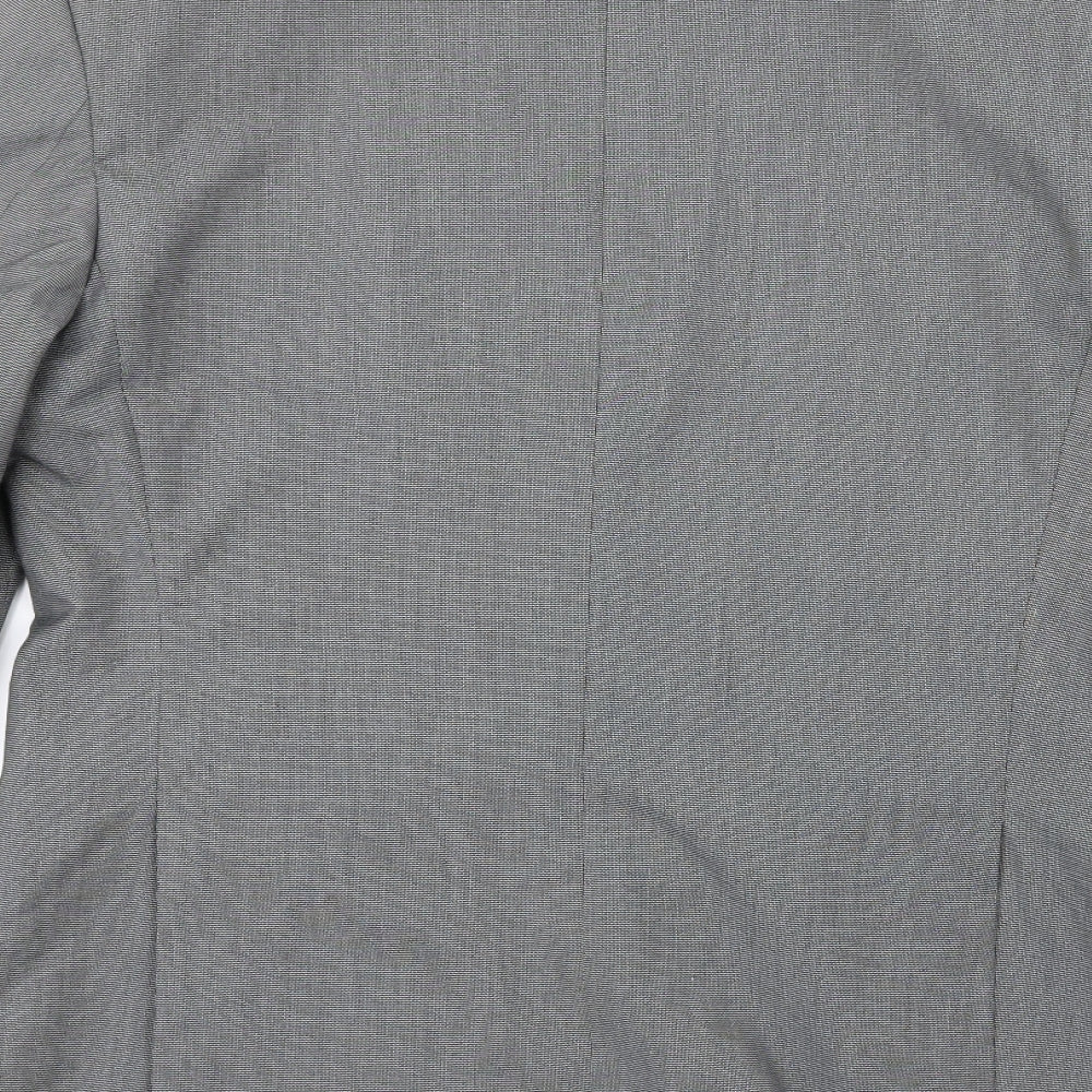 Mens UK Size 36 Burton Regular Grey Suit Jacket