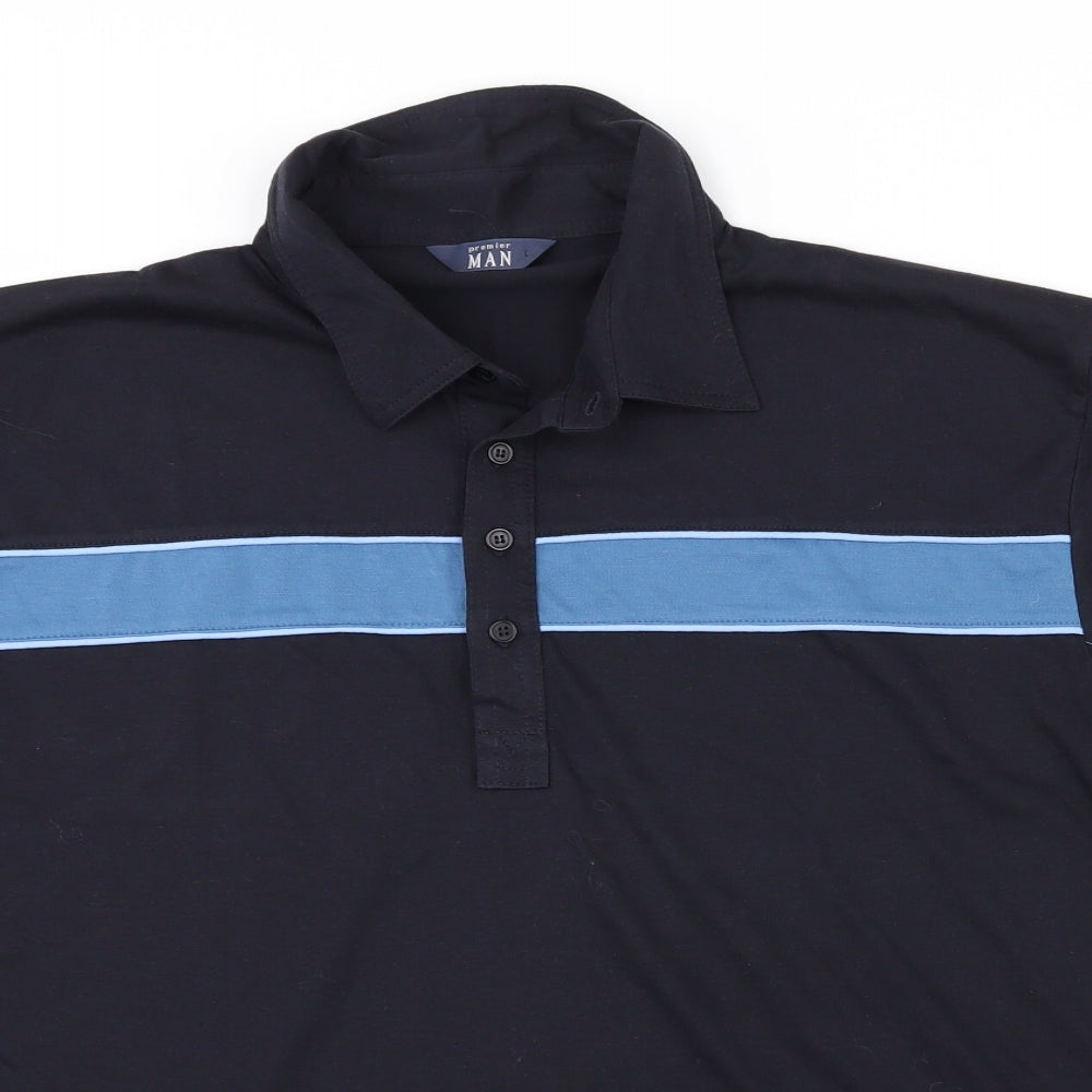 Premier MAN Mens Blue    Polo Size L
