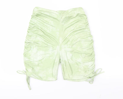PRETTYLITTLETHING Womens Green   Sweat Shorts Size 6