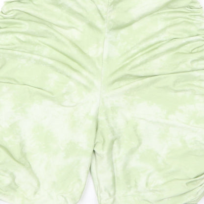 PRETTYLITTLETHING Womens Green   Sweat Shorts Size 6