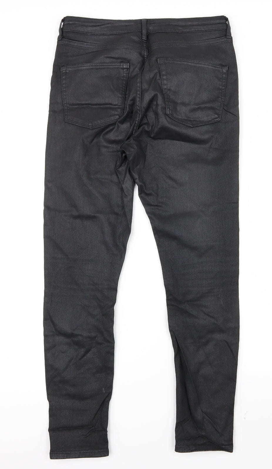 Topshop Womens Black   Straight Jeans Size 30 in L28 in