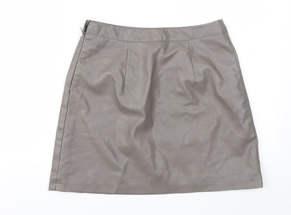 Primark Womens Brown   A-Line Skirt Size 8