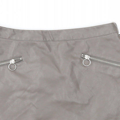 Primark Womens Brown   A-Line Skirt Size 8