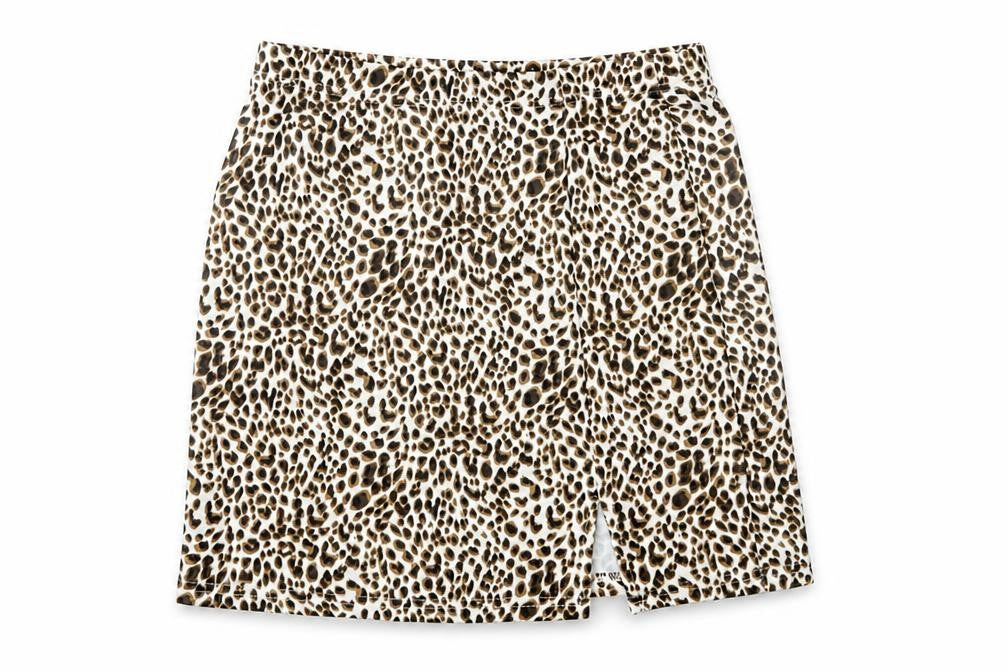 SHEIN Womens Brown Animal Print  A-Line Skirt Size M
