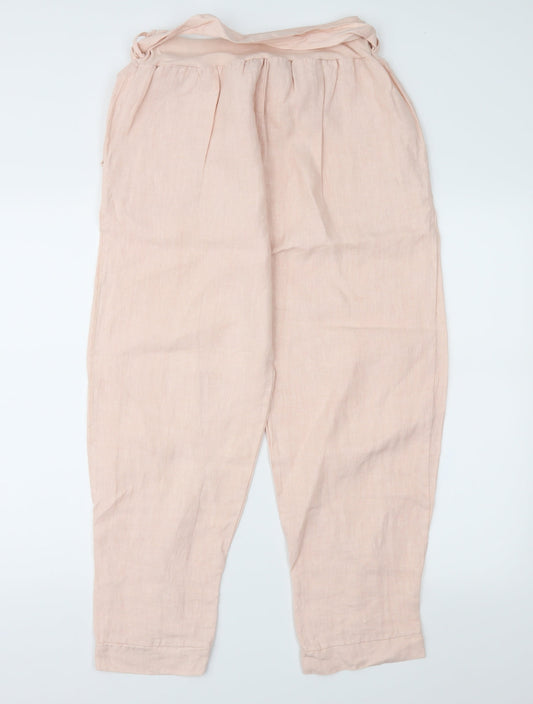 Womens UK Size 32 in Preworn Regular Fit  Pink Trousers
