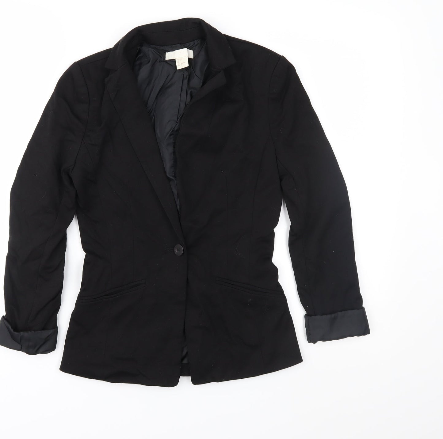 H&M Womens Black   Jacket Suit Jacket Size 4