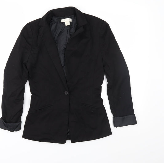 H&M Womens Black   Jacket Suit Jacket Size 4