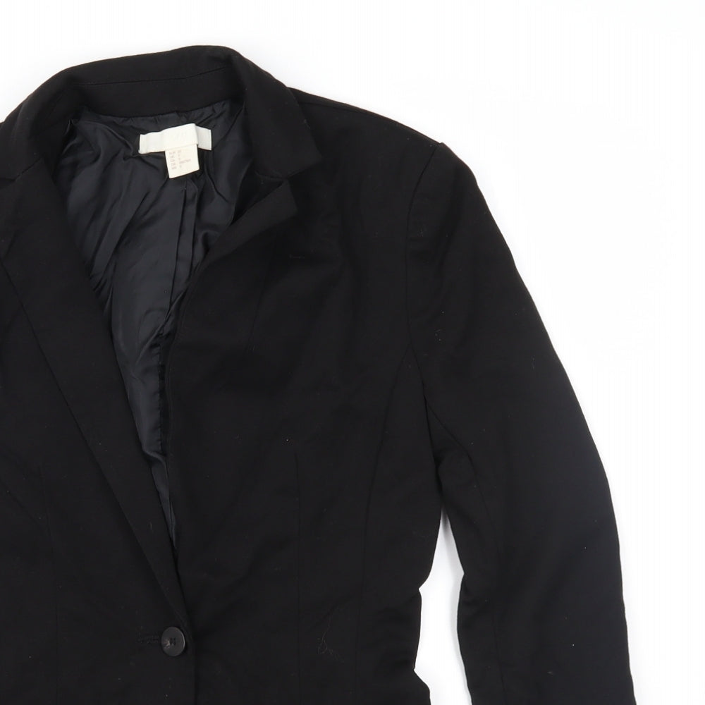 H&M Womens Black   Jacket Suit Jacket Size 4