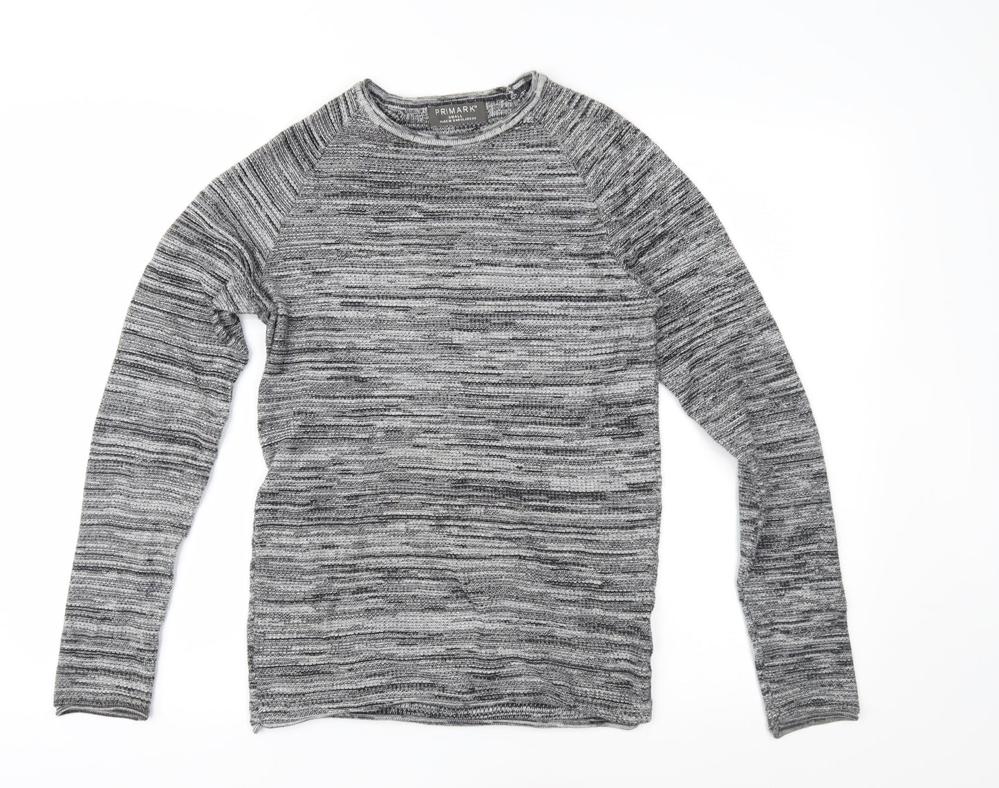 rimark Mens Grey  Knit Pullover Jumper Size S