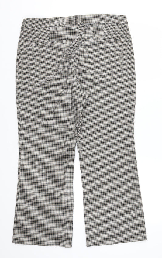 Womens UK Size 16 H&M Regular Fit  Brown Trousers