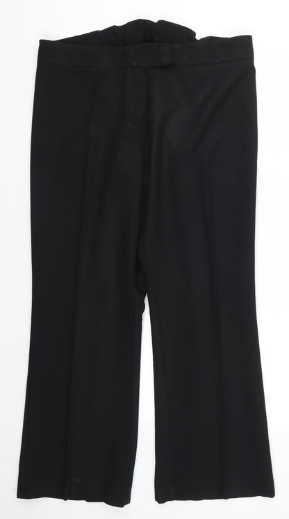Avenue Womens Black   Trousers  Size 18 L29 in