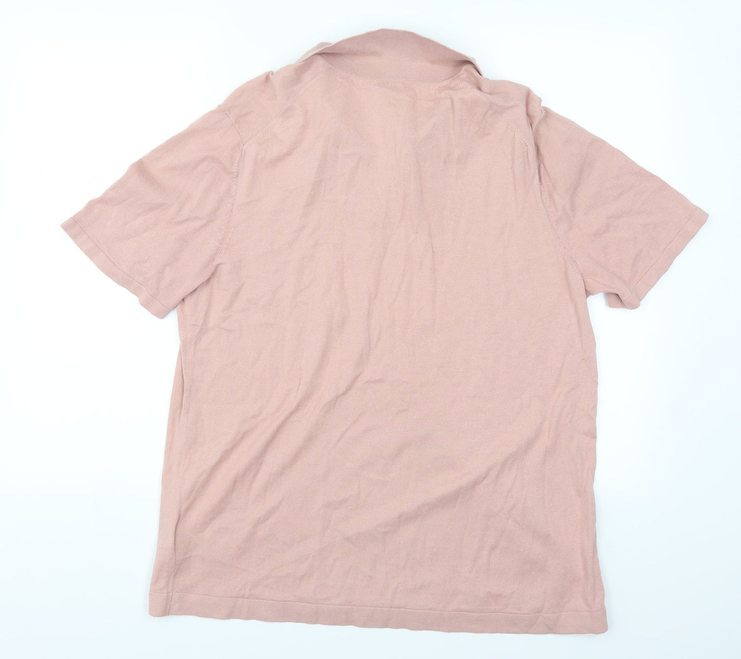 H&M Mens Pink    Polo Size XL