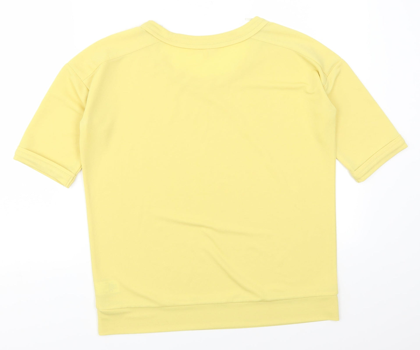 Womens UK Size 8 NEXT Yellow Basic T-Shirt