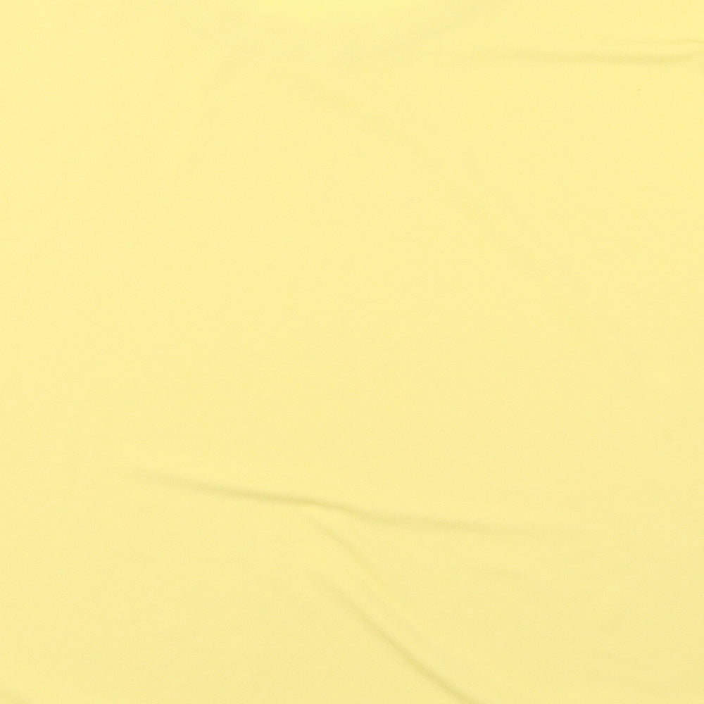 Womens UK Size 8 NEXT Yellow Basic T-Shirt