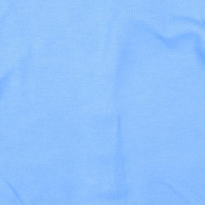 Care Womens Blue   Cardigan Jumper Size M  - Flowers