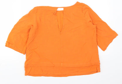 River Island Womens Orange   Basic T-Shirt Size 10