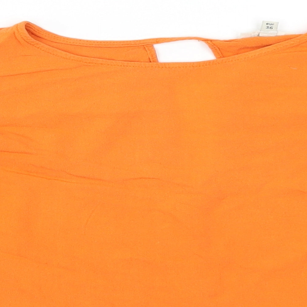 River Island Womens Orange   Basic T-Shirt Size 10