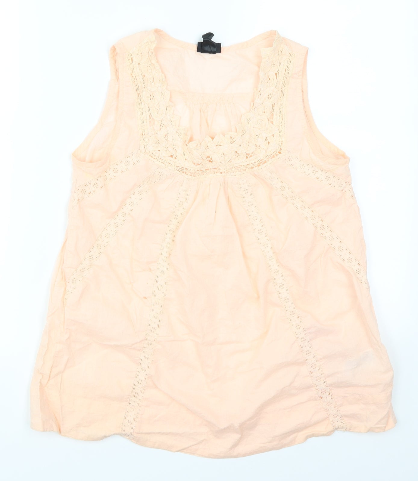 H&M Womens Pink   Basic Tank Size 8