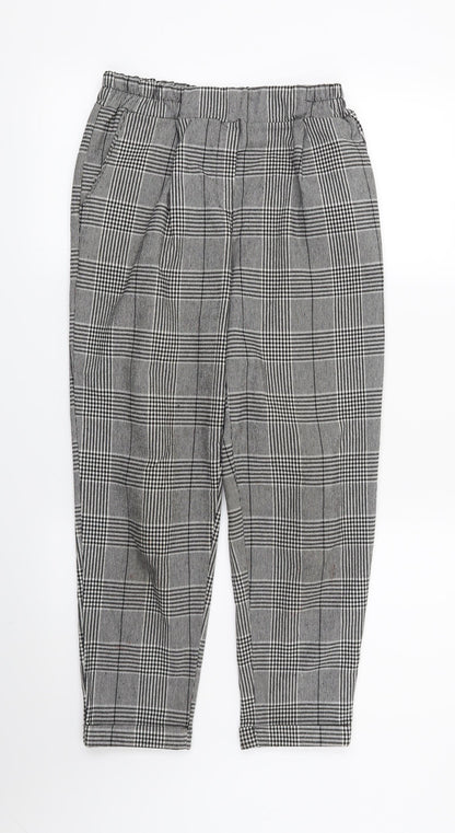 Womens UK Size 10 Boohoo Regular Fit  Black Trousers