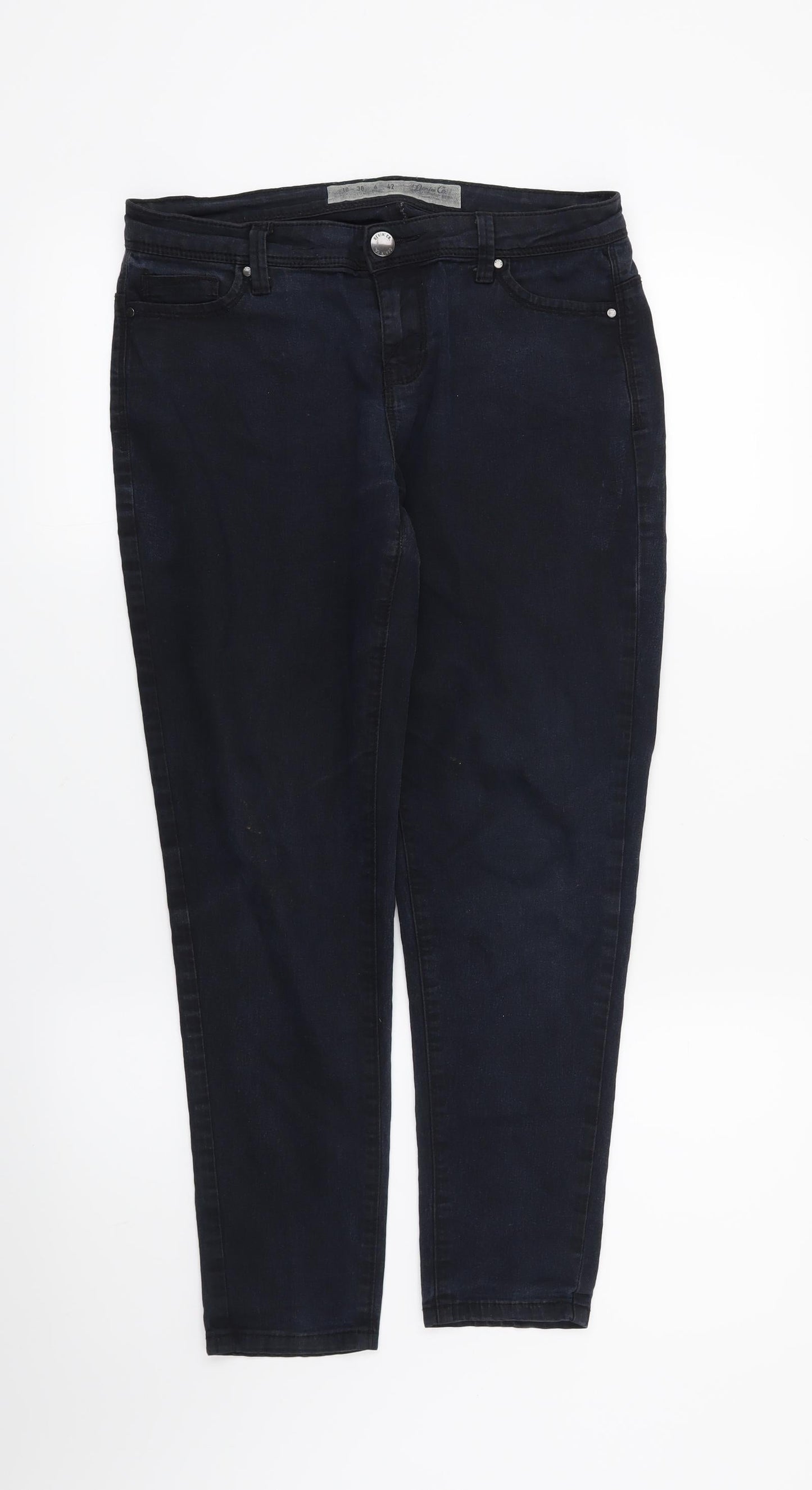 DENIM CO Womens Blue   Skinny Jeans Size 10 L25 in