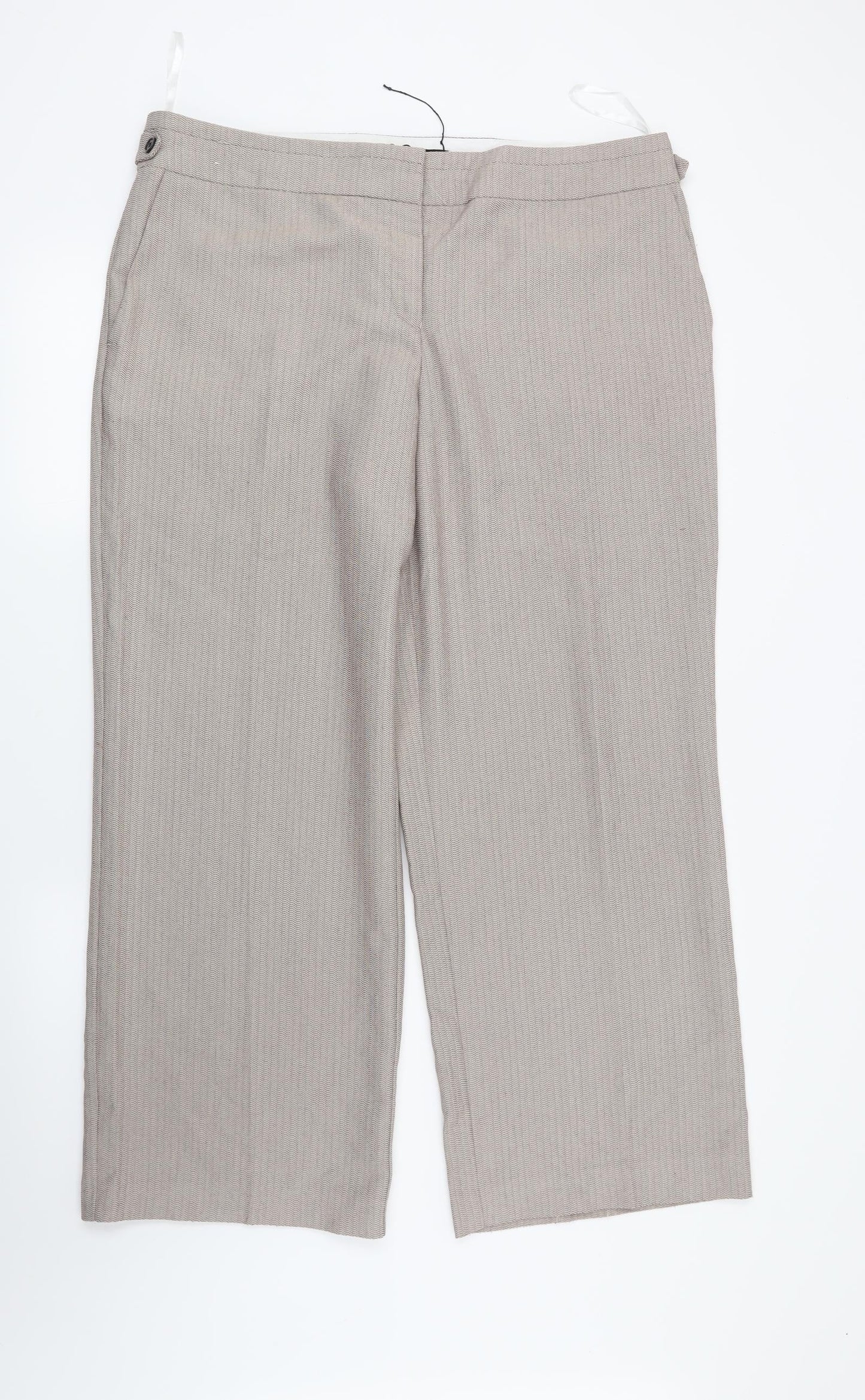Womens UK Size 16 NEXT Regular Fit  Brown Trousers