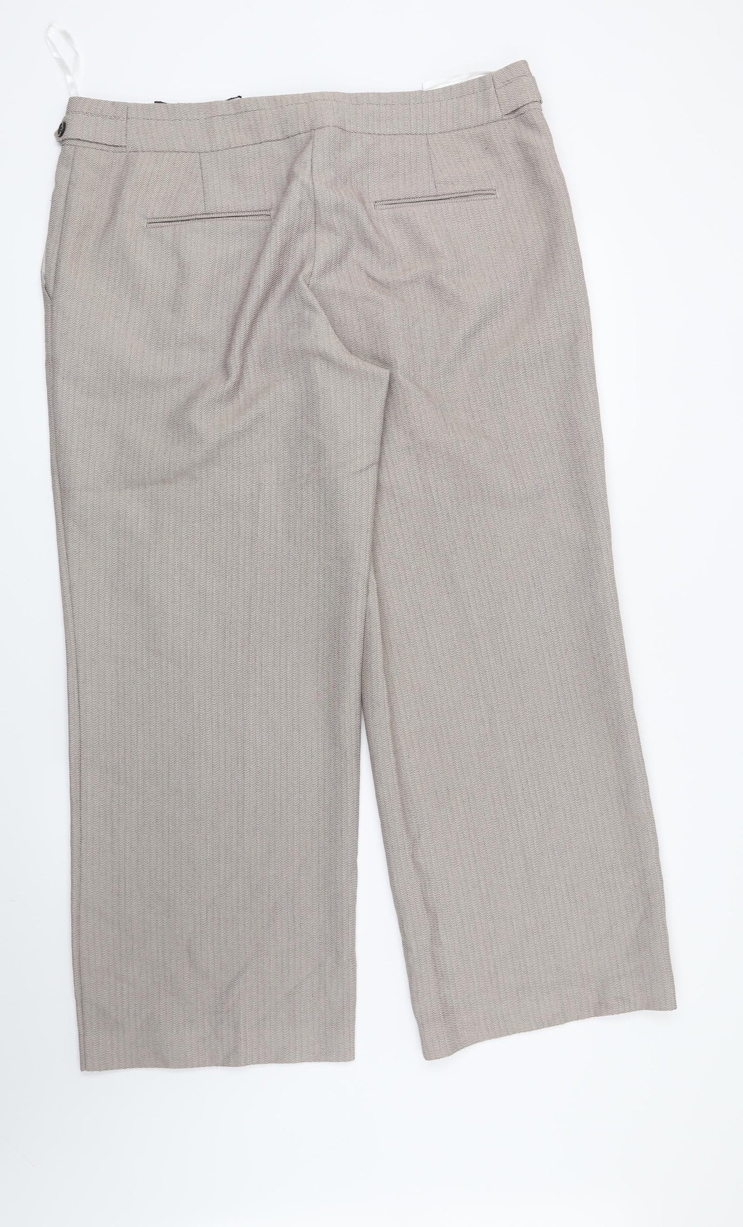 Womens UK Size 16 NEXT Regular Fit  Brown Trousers