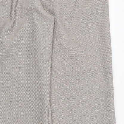 Womens UK Size 16 NEXT Regular Fit  Brown Trousers