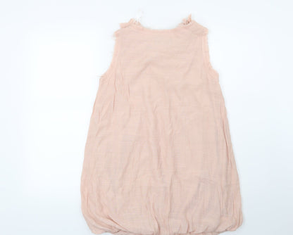 AX Paris Womens Pink   Basic Blouse Size 8