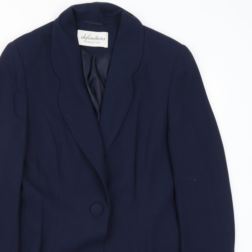 Womens UK Size 10 Definitions Blue Jacket