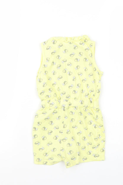 Young Dimension Girls Yellow   Playsuit One-Piece Size 2 Years