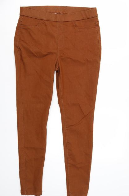 Pep & co Womens Brown   Skinny Jeans Size 12 L27 in