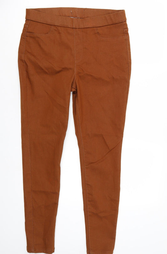 Pep & co Womens Brown   Skinny Jeans Size 12 L27 in