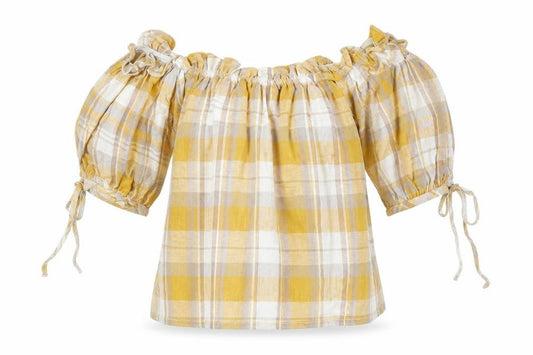 Womens UK Size 8 Newlook Yellow Basic Blouse