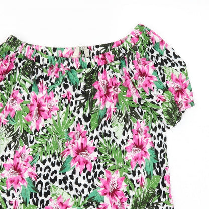 Womens UK Size 8 George White Basic Blouse