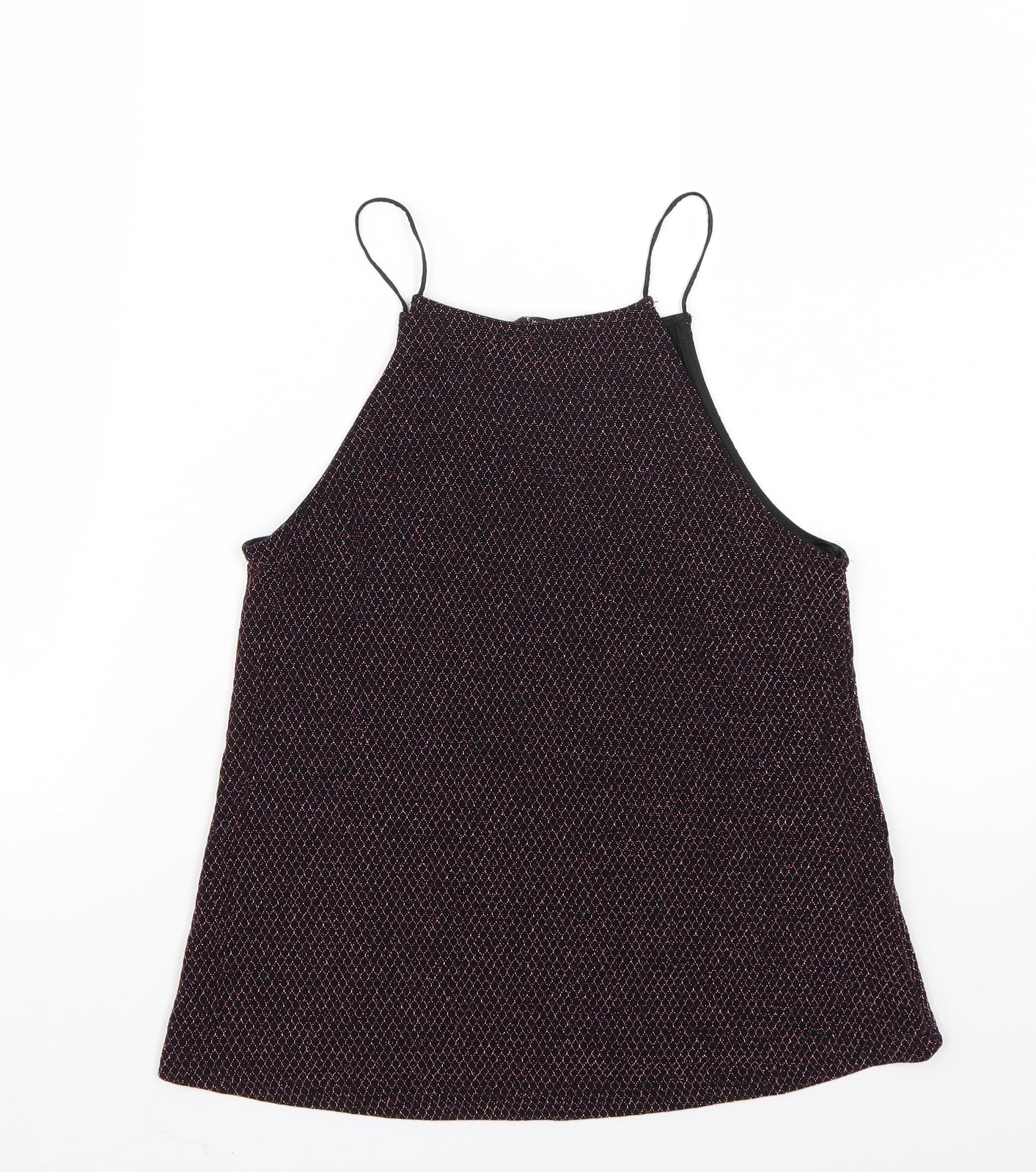 Womens UK Size 8 newlook Black Basic Tank