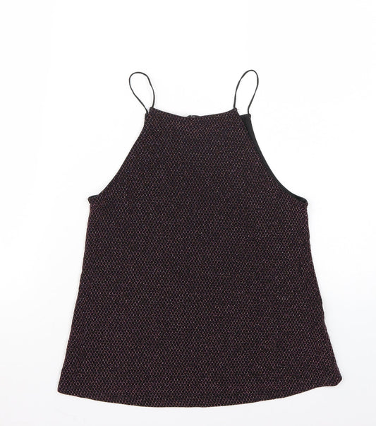Womens UK Size 8 newlook Black Basic Tank