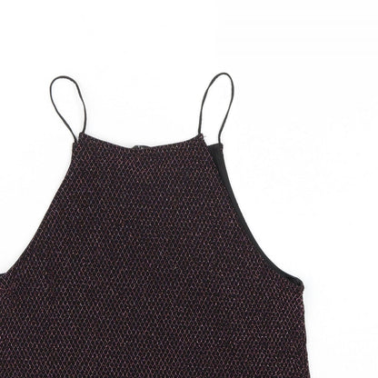 Womens UK Size 8 newlook Black Basic Tank