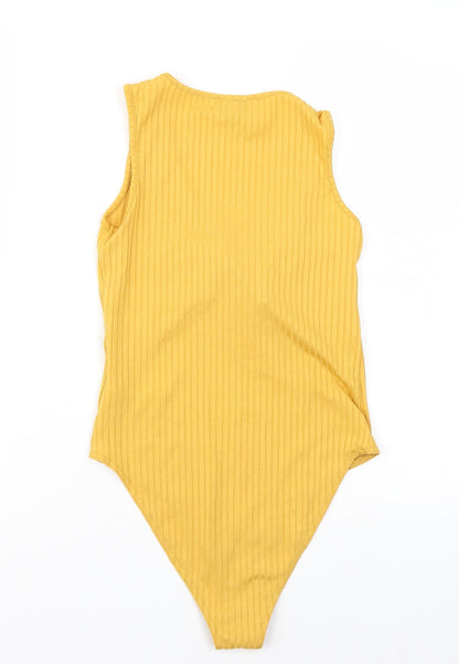Newlook Womens Yellow   Bodysuit One-Piece Size 8