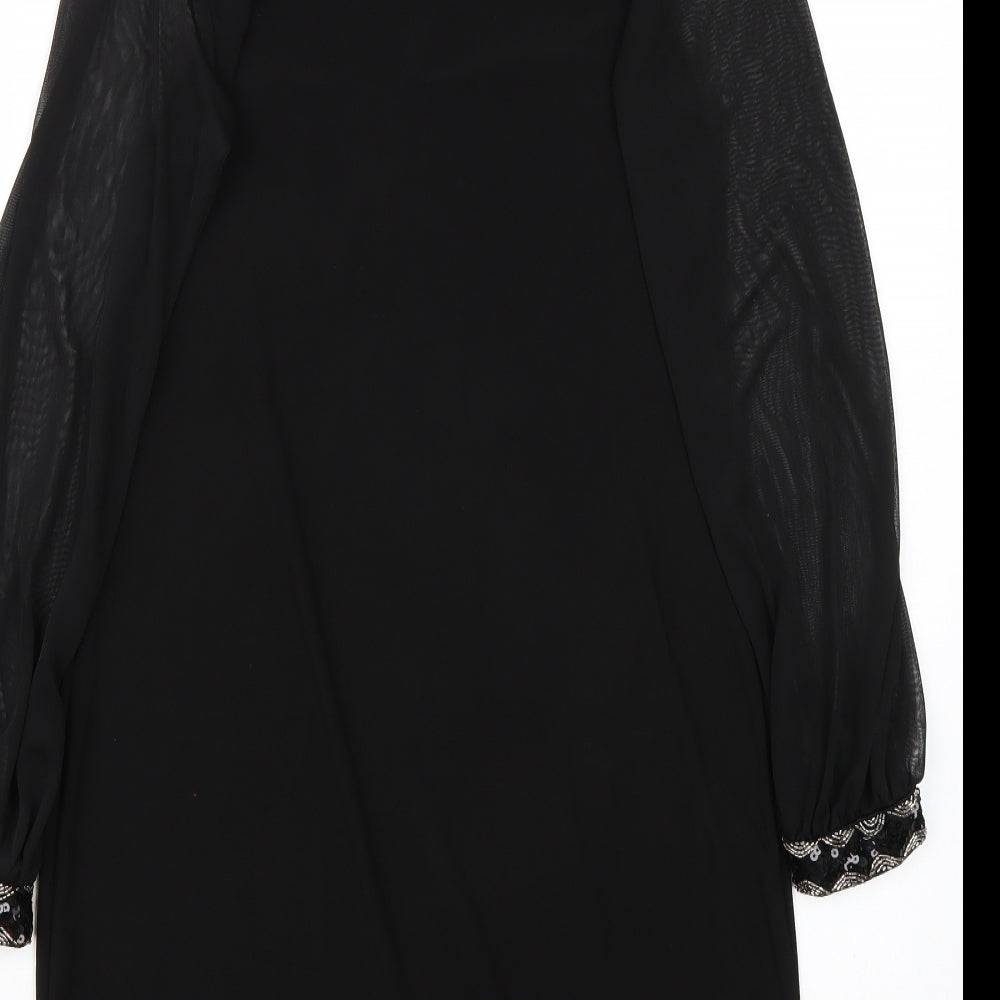 Dorothy Perkins Womens Black   A-Line  Size 8