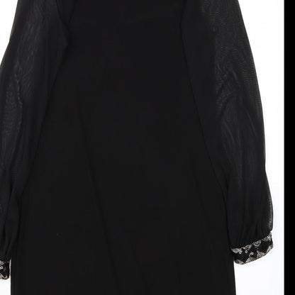 Dorothy Perkins Womens Black   A-Line  Size 8