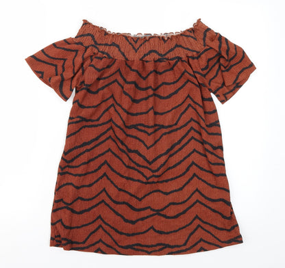 Womens UK Size 8 George Brown Basic Blouse