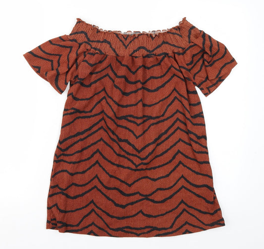 Womens UK Size 8 George Brown Basic Blouse